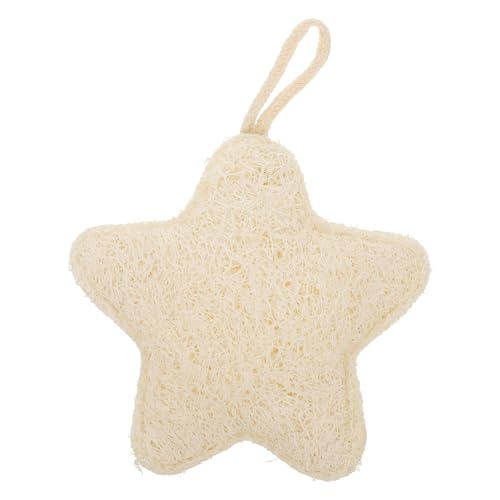 TOVINANNA 1 Stk Luffa-Badeball durchblutung fördern badehandtücher Peeling bathbucket Schwämme Schwamm Handtuch Reiniger Kratzer tragbares Badetuch Badzubehör Baumwolle Beige von TOVINANNA
