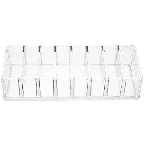 TOVINANNA 1stück Transparente Acryl Lippenstift Aufbewahrungsbox Fächer Kosmetik Display Rack Für Puder Und Lidschatten Platzsparende Lösung Für Make-up Organizer von TOVINANNA