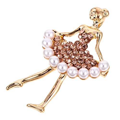 TOVINANNA Brosche Ballettmädchen Zinklegierung Tanzbrosche mit Strasssteinen für Kleidung Taschen und Jacken Kreatives Bekleidungszubehör für Frauen TOVINANNA Brosche Ballettmädchen Zinklegierung Tanzbrosche mit Strasssteinen für Kleidung Taschen und Jacken Kreatives Bekleidungszubehör für Frauen von TOVINANNA