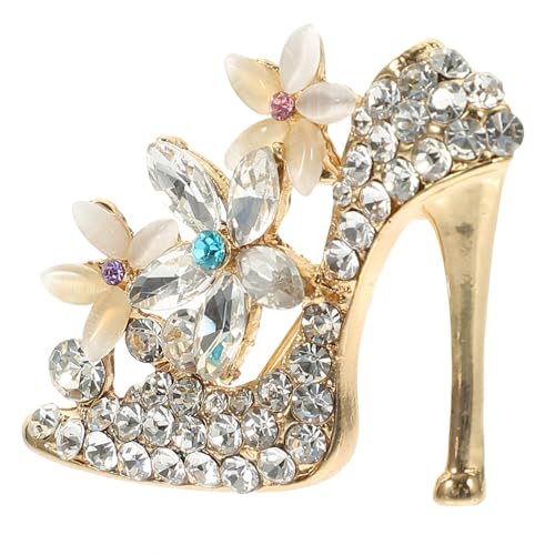 TOVINANNA Legierungsbrosche High Heel Design Brosche Elegante Brosche Für Dekoration Geschenk Frauen Kleidung Taschen Rucksäcke Mützen Schals von TOVINANNA
