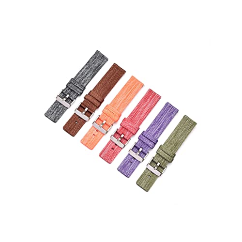 TOVINANNA 1 Stück Canvas Watch Band für Galaxy Watch Ersatzband Stilvolles Armband Strapazierfähigem Material für Herren und Damen von TOVINANNA