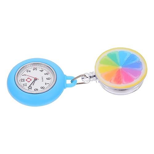 TOVINANNA Krankenschwester Taschenuhr Einziehbar Teleskop Uhr Quarz für Damen Cartoon Design von TOVINANNA