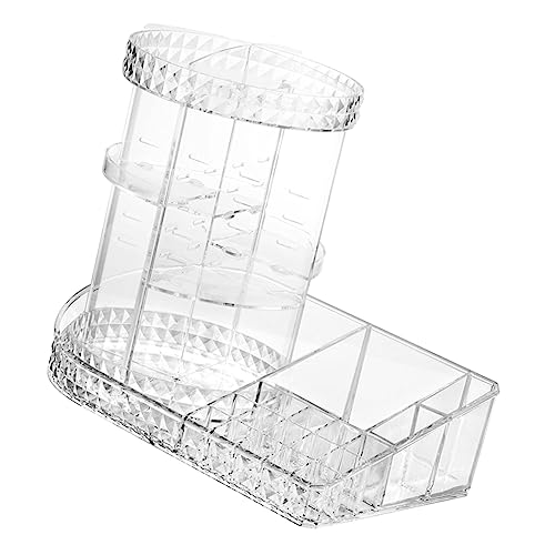 TOVINANNA Praktische Kosmetikbox Für Den Schreibtisch Make-up-organizer Drehbares Design Für Einfachen Zugriff von TOVINANNA