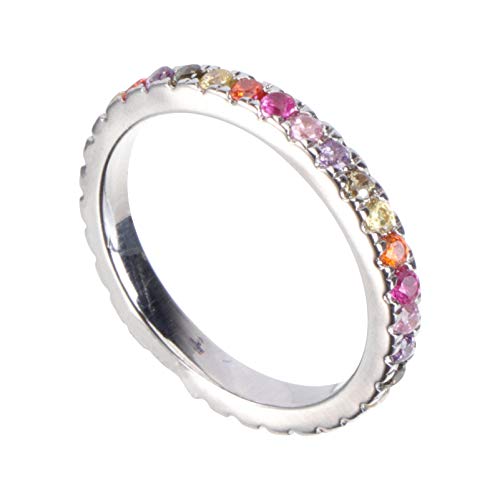 TOVINANNA 1 Stück Paarring mit Zirkonia Vergoldet Modischer Schmuck für Damen und Herren Romantisches für Langlebig und Komfortabel für Verlobung oder Hochzeit von TOVINANNA