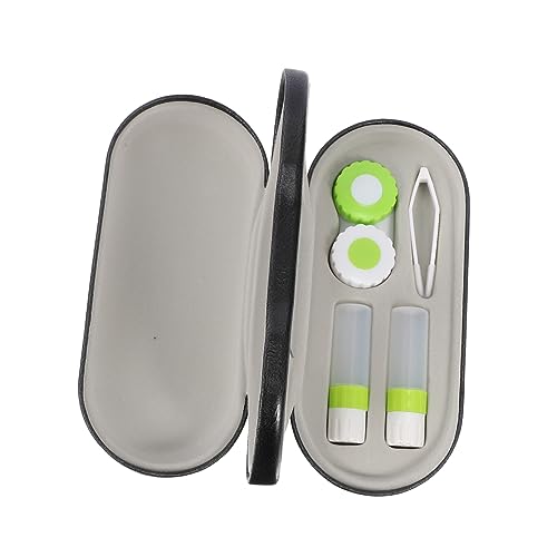 TOVINANNA Aufbewahrungsbox Für Brillen Und Kontaktlinsen rutschfeste Brillenetui Leicht Und Tragbar Für Reisen Mit Linsenreinigungshülle von TOVINANNA