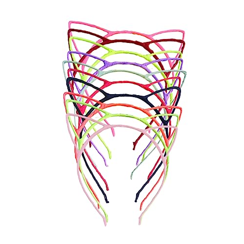 TOVINANNA 10stücke Katzenohren Haarreif Für Partys Cosplay Und Tägliche Styles Flexibel Bequeme Zufällige Auswahl Für Frauen Und Mädchen von TOVINANNA