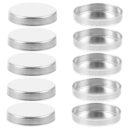 TOVINANNA 10stücke Leere Lidschatten-paletten Kleine Lidschattendosen Aus Aluminium Leere Schminkpfannen Für Diy Make-up von TOVINANNA