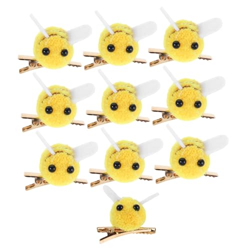 TOVINANNA 10 Stück Mini Haarklammern für Frauen und Mädchen Farbige Bienen Haaraccessoires für Frühlingsstylings und Partys von TOVINANNA