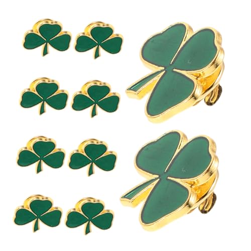 TOVINANNA 10stücke Teiliges Grüner Shamrock Broschen Irische Anstecknadeln Für Patrick's Day Dekoration Kleider Hüte Und Schuhe Für Partys Und Feiern TOVINANNA 10stücke Teiliges Grüner Shamrock Broschen Irische Anstecknadeln Für Patrick's Day Dekoration Kleider Hüte Und Schuhe Für Partys Und Feiern von TOVINANNA