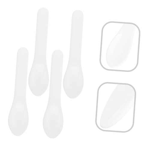 TOVINANNA 10 Stück Teiliges Kosmetikspatel aus Kunststoff Kleine spatel zum Abmessen und Auftragen von Creme Praktische Kompakte Beauty löffel für Reise und Salongebrauch von TOVINANNA
