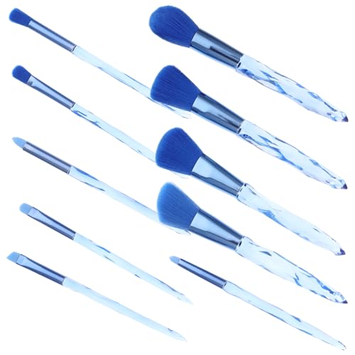 TOVINANNA 10stücke Teiliges Pinselset Für Gesicht Und Make-up Transparente -griffbürsten Für Puder Foundation Concealer Und Lidschatten Für Empfindliche Und Einfach Zu Verwenden von TOVINANNA