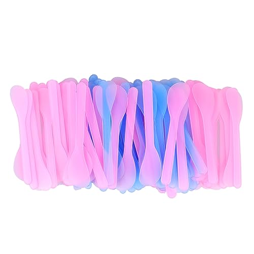 TOVINANNA 100St Gesichtsmaske Löffel spachtel Kosmetikspatel Maske Mischlöffel Weiß von TOVINANNA