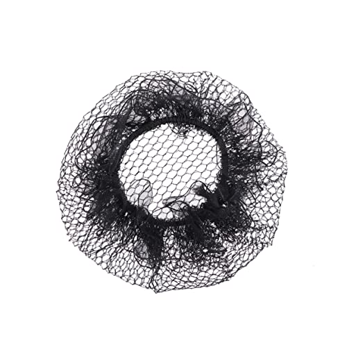 TOVINANNA 10St Netz evengers the event Veranstaltung künstler haarschmucken hair net haarzubehör haare schmuck haare zubehör haarschmuck haare Schwarz kopfschmuck elastischer Haarschal Black von TOVINANNA