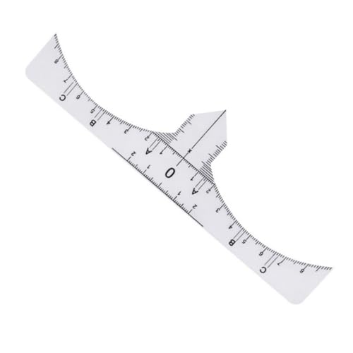 TOVINANNA 10stücke Professionelles Augenbrauenlineal Aus Kunststoff Einweglineal Augenbrauenschablone Make-up-werkzeug Für Frauen Und Mädchen von TOVINANNA