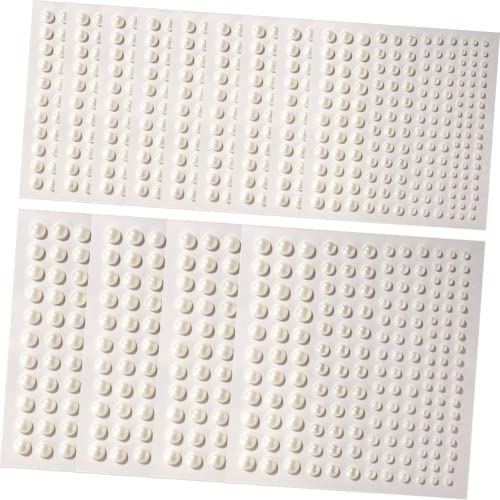 TOVINANNA 12blätter Perlen Aufkleber Für Haar Gesicht Make-up Augen Und Nägel Selbstklebende Edelsteine Für Festival-make-up Und Frauen von TOVINANNA