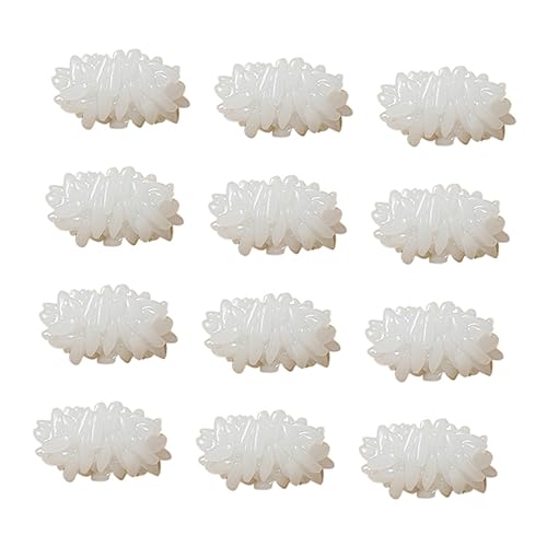 TOVINANNA 12stücke Reisform Haarspangen Für Mädchen Bequeme Kunststoff Haarspangen Für Verschiedene Frisuren Und Anlässe von TOVINANNA