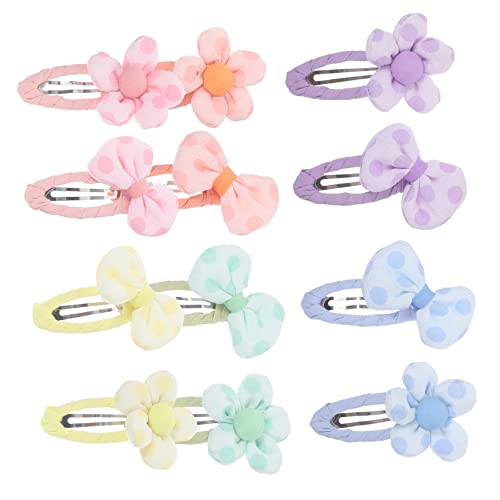 TOVINANNA 12stücke Teiliges Haarnadeln Für Mädchen Bunte Haarspangen Mit Blumen-design Süße Haarschmuck Für Kleinkinder Für Jede Kleidung Für Kreative Frisuren von TOVINANNA