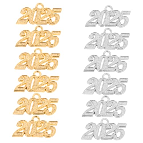 TOVINANNA 12stücke Zahlen Anhänger Zum Selbermachen Für Schmuckherstellung Halsketten Armbänder Ohrringe Mit Aufhängelöchern Aus Legierung Für Diy Charms Zubehör von TOVINANNA