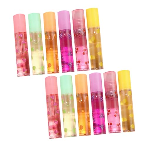 TOVINANNA 12St Lipgloss Lippenbalsam Lippenstift Frauen Lipgloss Lippenbalsam für Kinder klarer Lipgloss schöner Lipgloss transparenter Lippenschutz Tintenroller einstellen voll Kosmetik von TOVINANNA