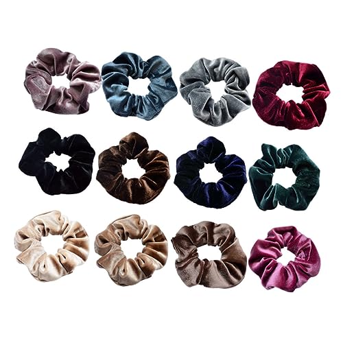 TOVINANNA 12stücke Teiliges Dehnbarer Haarbänder Für Frauen Und Mädchen Haargummis Verschiedenen Farben Für Alltag Und Besondere Anlässe Vielseitige Haaraccessoires von TOVINANNA