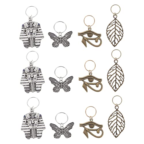 TOVINANNA 12stücke Teiliges Haarschmuck Für Frauen Dreadlocks-ringe Und Zopf-accessoires Einfach Zu Verwenden Für Stilvolle Frisuren Für Hochzeiten Geburtstage Und Feste von TOVINANNA