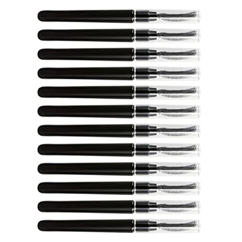 TOVINANNA 12st Wimpernkamm Wimpern Individuell Falsche Wimpern Eyeliner Palette Lockenwickler-pads Einzelwimpern-set Gesicht Wimper Für Wimper Lidschatten Frauen Kieselgel Black von TOVINANNA