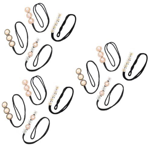 TOVINANNA 12stücke Teiliges Haar-donut- Eleganter Haarstyler Für Mädchen Vintage Haarschmuck Mit Perlen Und Blumen Für Hochzeiten Und Besondere Anlässe von TOVINANNA