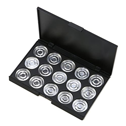 TOVINANNA 15löcher Leere Kosmetikpalette Für Lidschatten Blush Und Puder Tragbarer Organizer Mit Durchmesser Für Kreative -make-up-styles von TOVINANNA