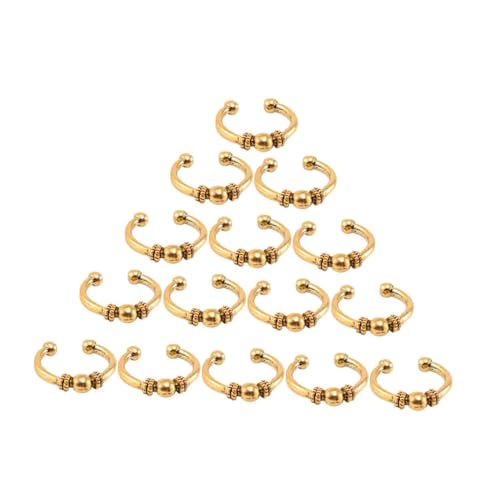 TOVINANNA 15st Zopf Haarnadel Haarspangen Frauen Wellige Haarverlängerungen Heimwerken Haarspangen Mit Strass Funkelnde Haarspangen Silberne Haarspangen Zöpfe Kämme Lockig Legierung Golden von TOVINANNA