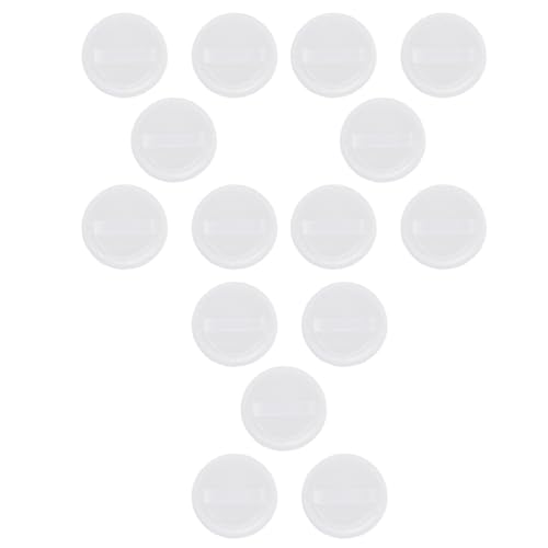 TOVINANNA 15stücke Schminkpad Für Mädchen Kleine Kosmetikpuderquaste Baumwolle Make-up Zubehör Abgerundete Form Einfach Zu Handhaben Und Transportieren von TOVINANNA