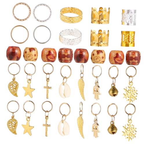 TOVINANNA 172stücke Teiliges Set Dreadlocks Metall Kreative Haarschmuck Accessoires Für Zöpfe Und Dreadlocks Für Festivals Und Besondere Anlässe von TOVINANNA