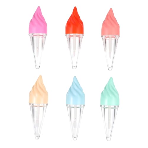 TOVINANNA 18 Stk Lipgloss Tube Lipgloss Flasche leere Lippe Lipgloss-Röhren lippenstift selber machen lip gloss tubes klarer Lipgloss Lippenbalsam Lippenstifthalter kosmetisches Werkzeug Eis von TOVINANNA