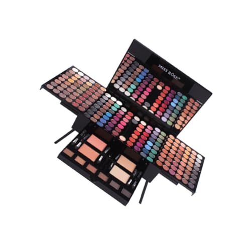 TOVINANNA 180 2 Lidschatten-Palette Lipgloss-Kit Kulturbeutel für Damen Damenanzüge Damen Kulturbeutel Maskenbildner-Kit make up kit for women erröten Schminkkasten Trimmen einstellen Pulver von TOVINANNA