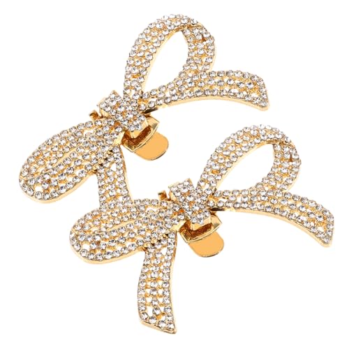 TOVINANNA Schuhclips Damen Abnehmbare Strass Schleife Schuhschmuck für Hochzeit Pumps und High Heels Dekorative Schuhschnallen TOVINANNA Schuhclips Damen Abnehmbare Strass Schleife Schuhschmuck für Hochzeit Pumps und High Heels Dekorative Schuhschnallen von TOVINANNA