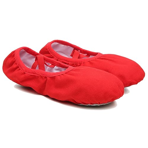 TOVINANNA 1Paar Ballettschuhe mit Soft Sole für Damen und Mädchen Rote Katzenpfoten Ballettschläppchen für Tanz und Yoga Atmungsaktiv und rutschfest TOVINANNA 1Paar Ballettschuhe mit Soft Sole für Damen und Mädchen Rote Katzenpfoten Ballettschläppchen für Tanz und Yoga Atmungsaktiv und rutschfest von TOVINANNA