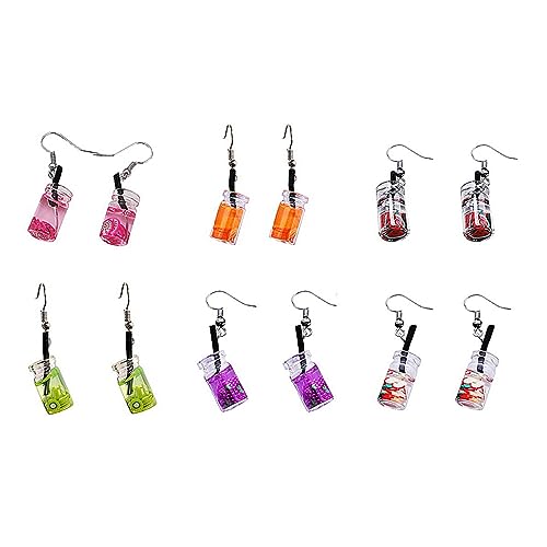 TOVINANNA 1Paar Kreative Frucht Ohrhänger für Frauen Lustige Dangle Ohrringe Trauben Design für Partys oder Alltag Langlebig Perfektes für Freunde von TOVINANNA