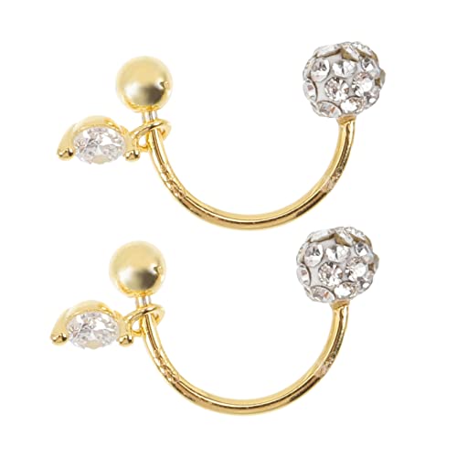 TOVINANNA Strass Ohrstecker Für Damen Und Mädchen Kreative Ohrringe Aus Sicherem Material Geeignet Für Empfindliche Haut Tolles Für Besondere Tage von TOVINANNA