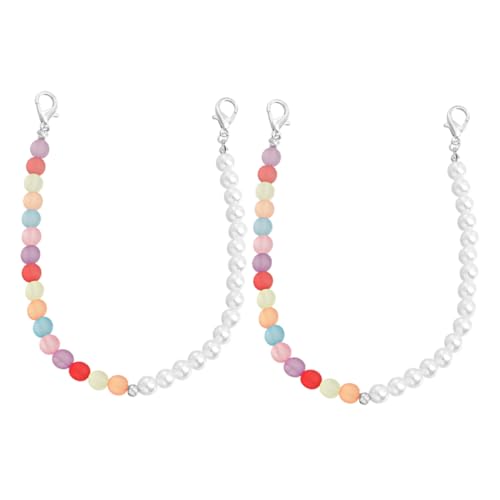 TOVINANNA Schuhkette Damen Perlen Stiefelschmuck für Sneakers und Stiefel Dekorative Schuhanhänger für Besondere Anlässe Modisches Schuhzubehör für Reisen und Partys von TOVINANNA