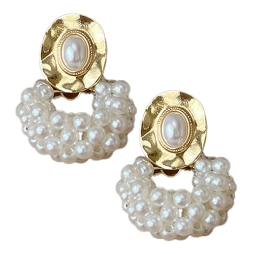 TOVINANNA Perlen-ohrringe Für Frauen Baumelnde Ohrringe Mit Perlendesign Ohrschmuck Für Partys Und Hochzeiten Und Perlen in Feiner Verarbeitung Leicht Und Angenehm Zu Tragen von TOVINANNA