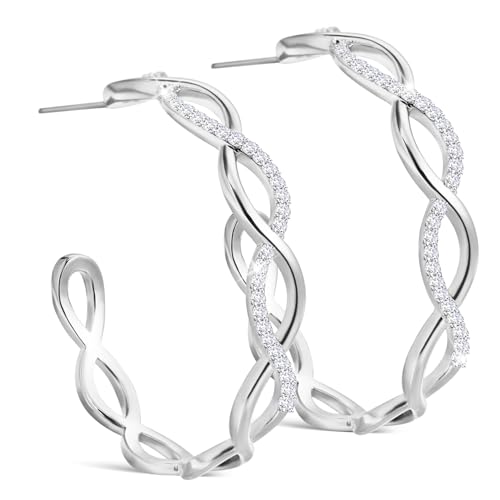 TOVINANNA Kleine Silber Creolen Für Damen Ergonomische Und Leichte Ohringe Robuste Und Stilvolle Ohrringe Aus Sterlingsilber Hypoallergen Und Einfach Zu Tragen Accessoires Für Alltag von TOVINANNA