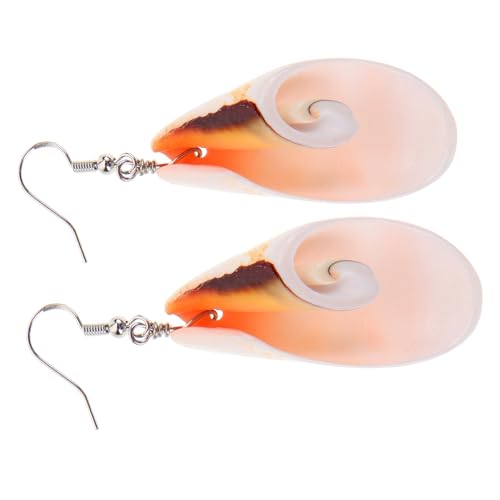 TOVINANNA Zarte Ohrhänger in Muschelform Für Damen Conch Ohrstecker Für Alltag Und Feiern von TOVINANNA