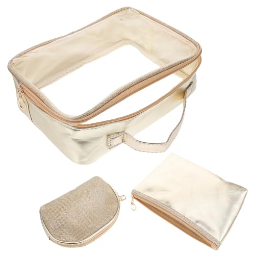 TOVINANNA Kosmetiktasche Reise Tragbare Kulturbeutel Große Kapazität Make Up Tasche Multifunktionale Aufbewahrungstasche Wasserabweisend Transparent für Damen und Herren von TOVINANNA