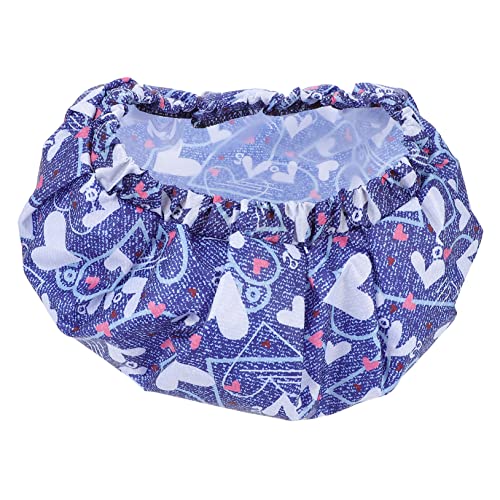 TOVINANNA 1stück Wasserdichte Duschhaube Für Männer Elastische Badekappe Aus Doppellagigem Oxford Strapazierfähig Mit Kreativen Druckmustern Für Tägliche Anwendung Und Haar Schutz Beim von TOVINANNA