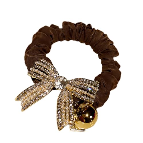 TOVINANNA Haarseil Für Mädchen Haargummi Mit Schleife Haarschmuck Funkelnde Haaraccessoires Haarschmuck Mit Schleife von TOVINANNA
