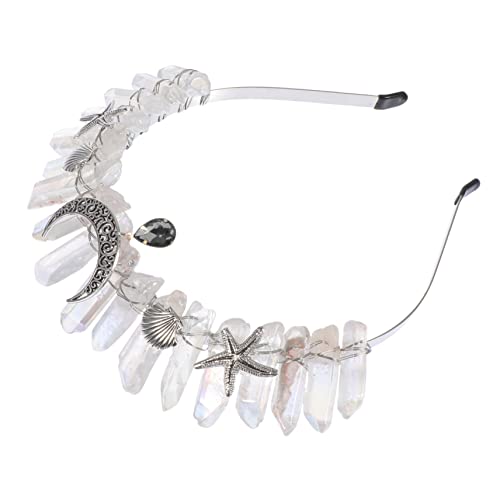 TOVINANNA Einzigartiges Stirnband Mit Kristallanhänger – Haarband-haarschmuck Für Frauen Funkelnder Kristall-kopfschmuck von TOVINANNA