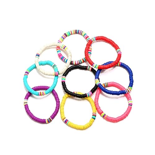 TOVINANNA 1Stück Böhmisches Armband Elastischem Soft Farbige Strandarmbänder für Damen Wasserdichtes Handgemachtes Schmuckset für Partys und Alltag als Fußkettchen Geeignet von TOVINANNA