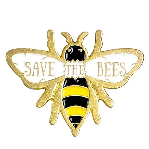 TOVINANNA 1Stück Bunte Bienenbrosche Emaille Pin für Frauen Kragendekoration Umweltfreundliche Niedliches Design für Kleidung und Accessoires Vielseitig Tragbar von TOVINANNA