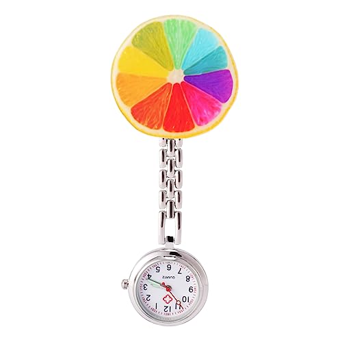 TOVINANNA 1Stück Bunte Taschenuhr mit Klemme für Ärzte und Krankenschwestern Digitale Pendeluhr für Therapeuten Zuverlässige und Langlebige Ansteckuhr Farben von TOVINANNA