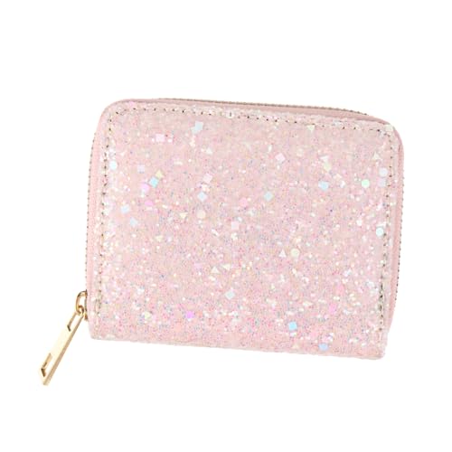 TOVINANNA 1Stück Damen Geldbörse mit Reißverschluss Mode Gefrostete PU Münztasche für Wechselgeld Schlüssel Karten Praktisch Langlebig für Unterwegs von TOVINANNA