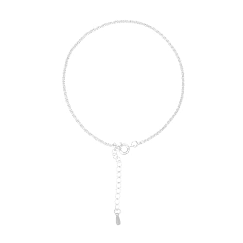 TOVINANNA Zartes Fußkettchen für Frauen 925 Stück Silber Elegantes Kreatives Fußschmuck Design für Mädchen und Damen für Alltag und Besondere Anlässe von TOVINANNA